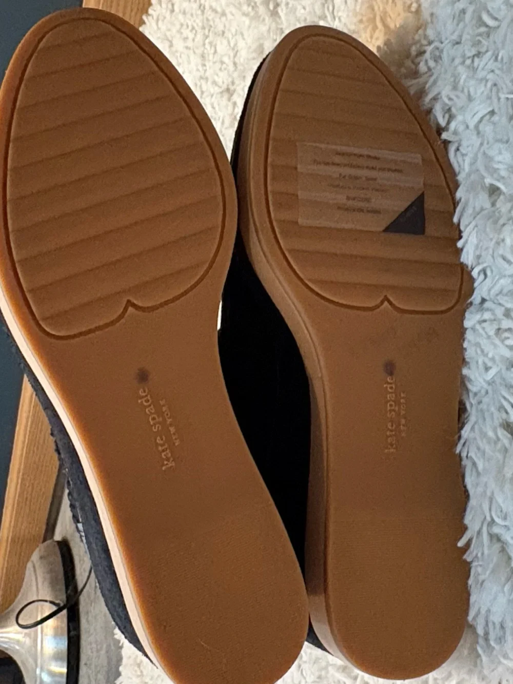 Kate Spade Willow Wedge Lace Up Knit Collar Suede Platform Booties